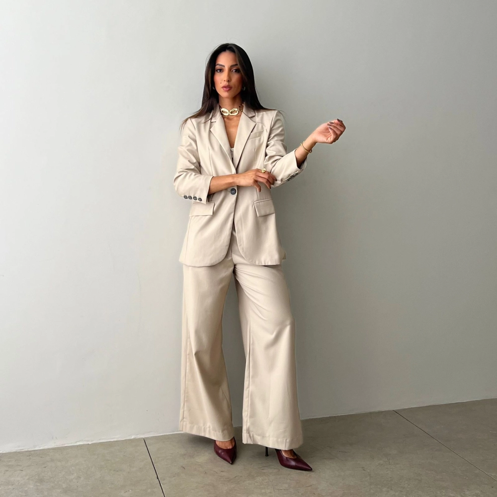 Blazer Yasmin - Bege