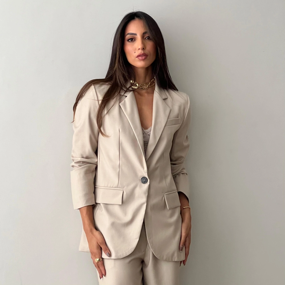 Blazer Yasmin - Bege