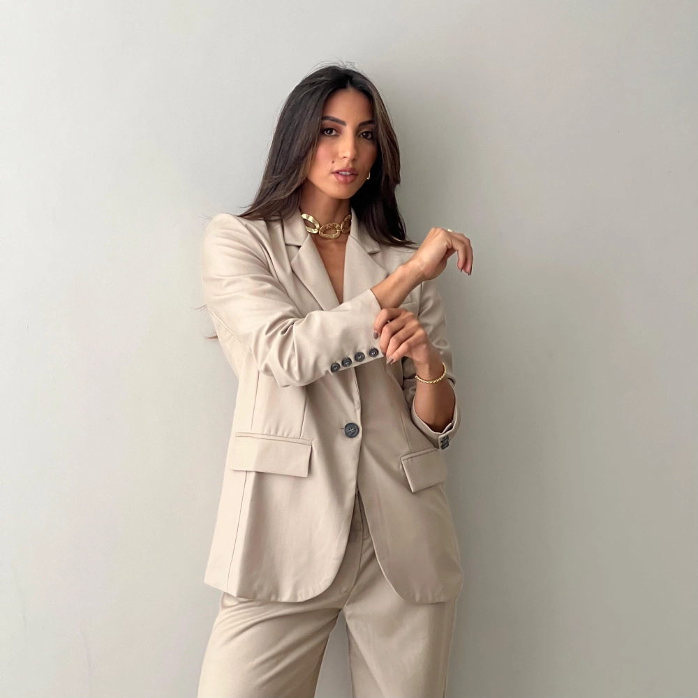 Blazer Yasmin - Bege