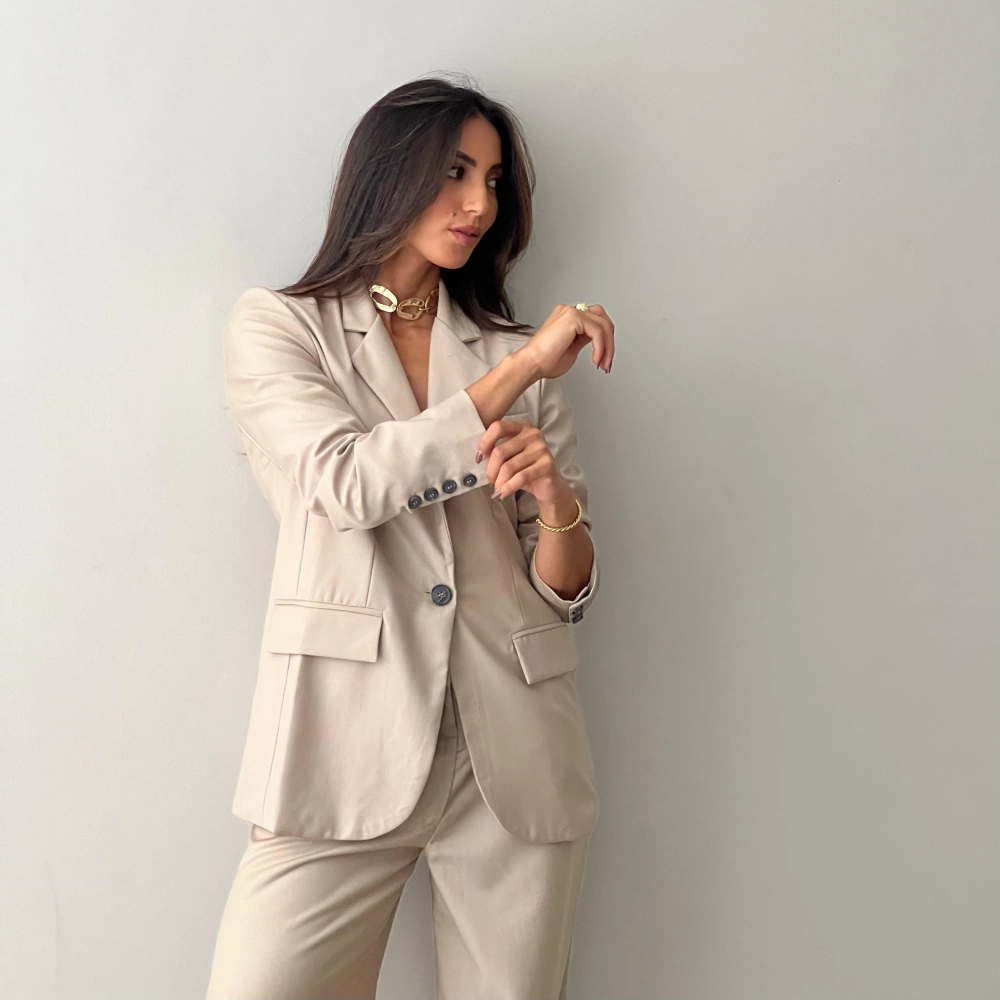 Blazer Yasmin - Bege