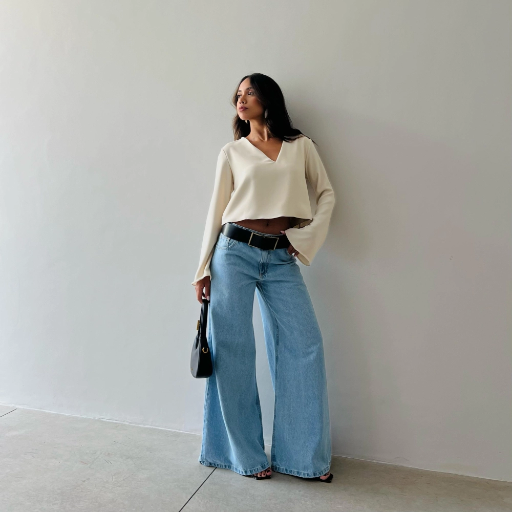 Blusa Emily - Areia