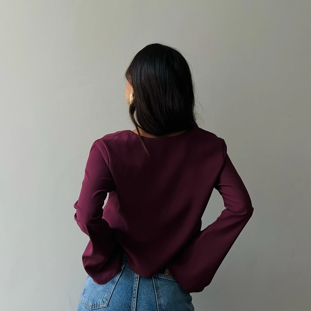Blusa Emily - Vinho