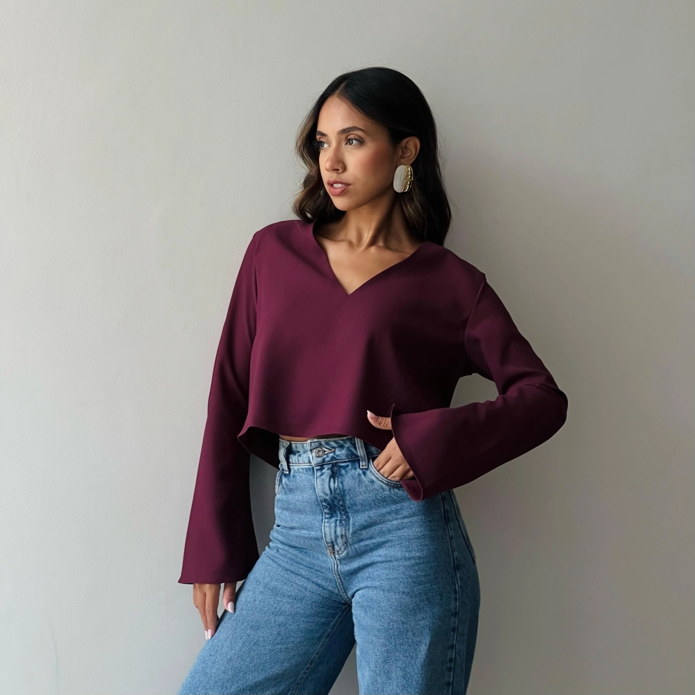 Blusa Emily - Vinho
