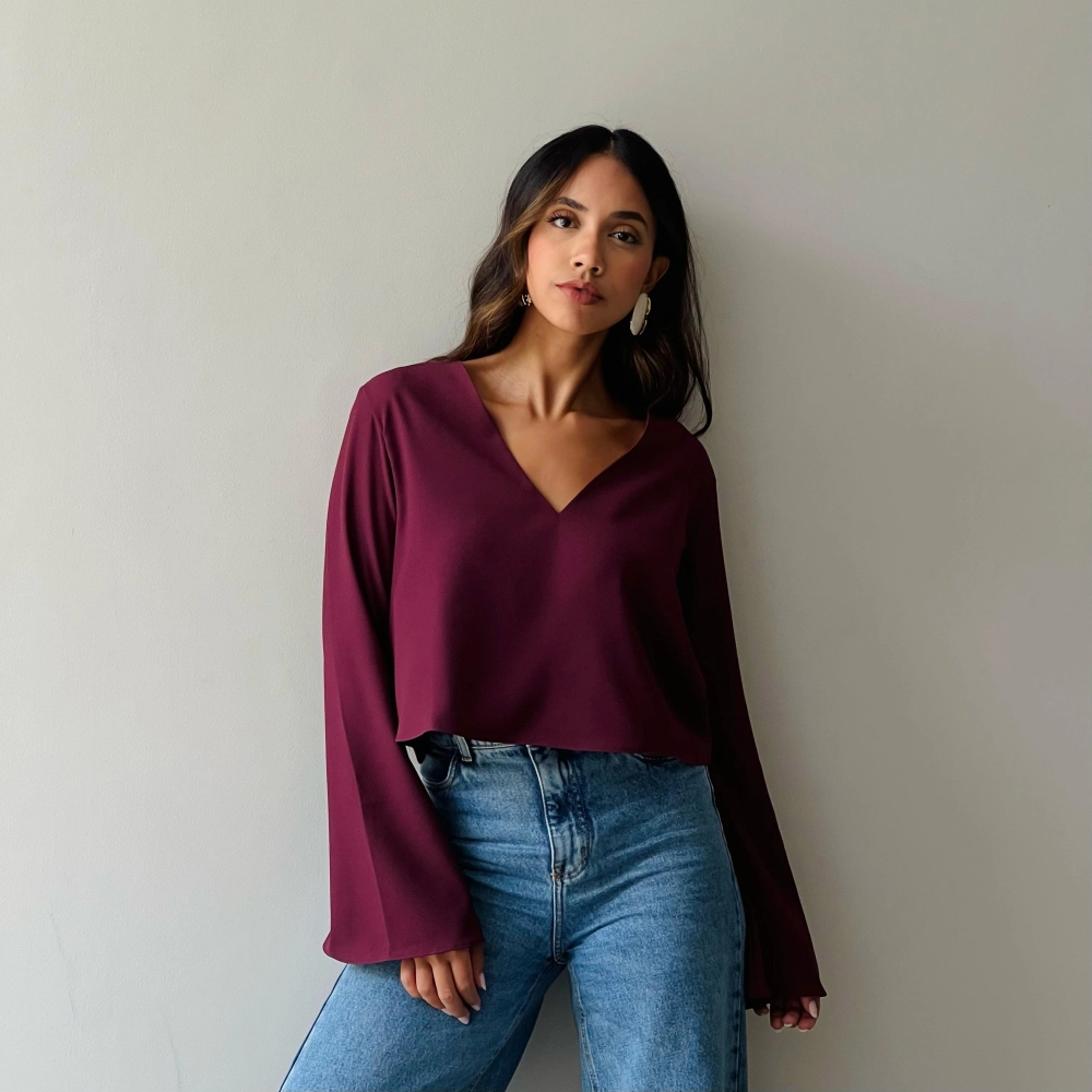 Blusa Emily - Vinho