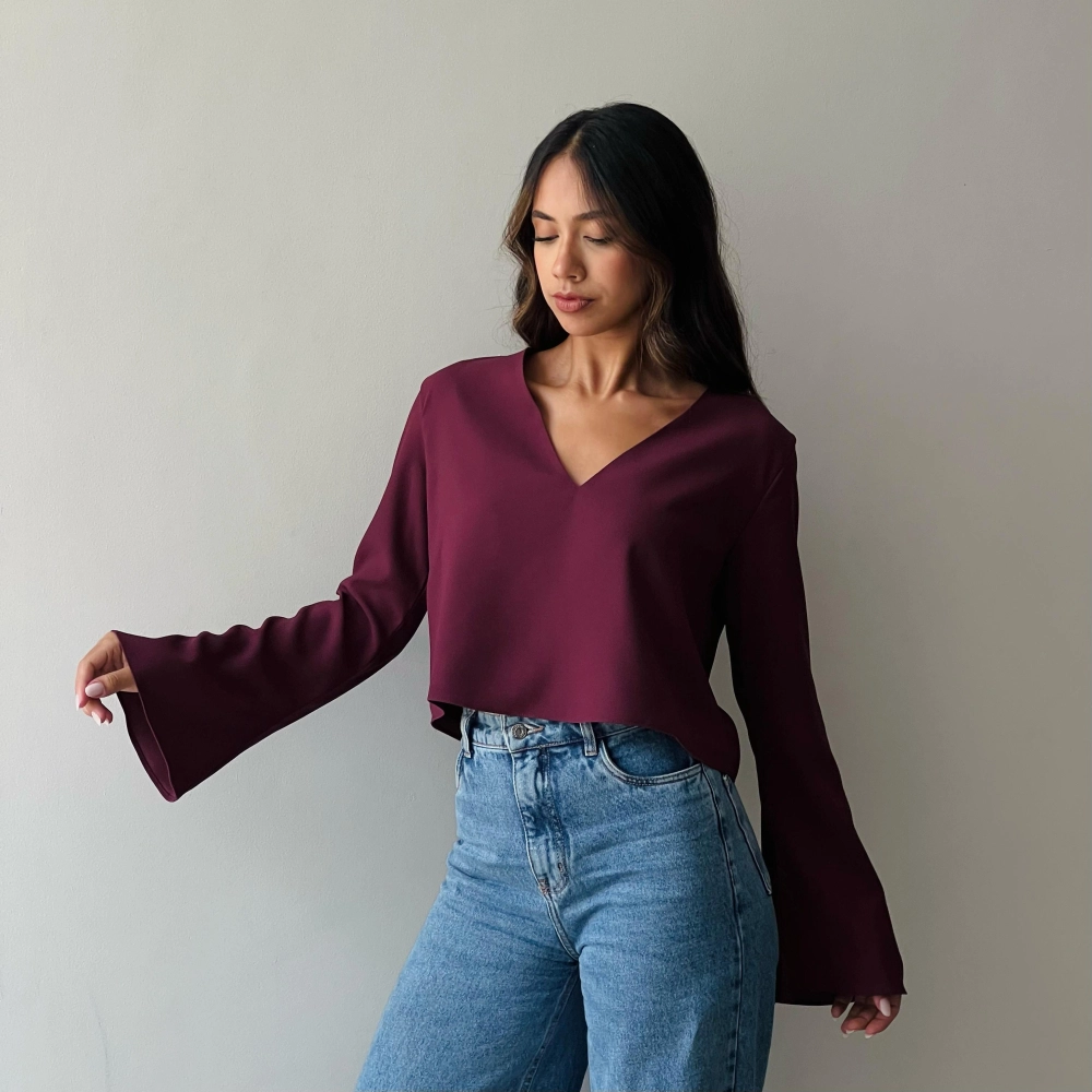Blusa Emily - Vinho