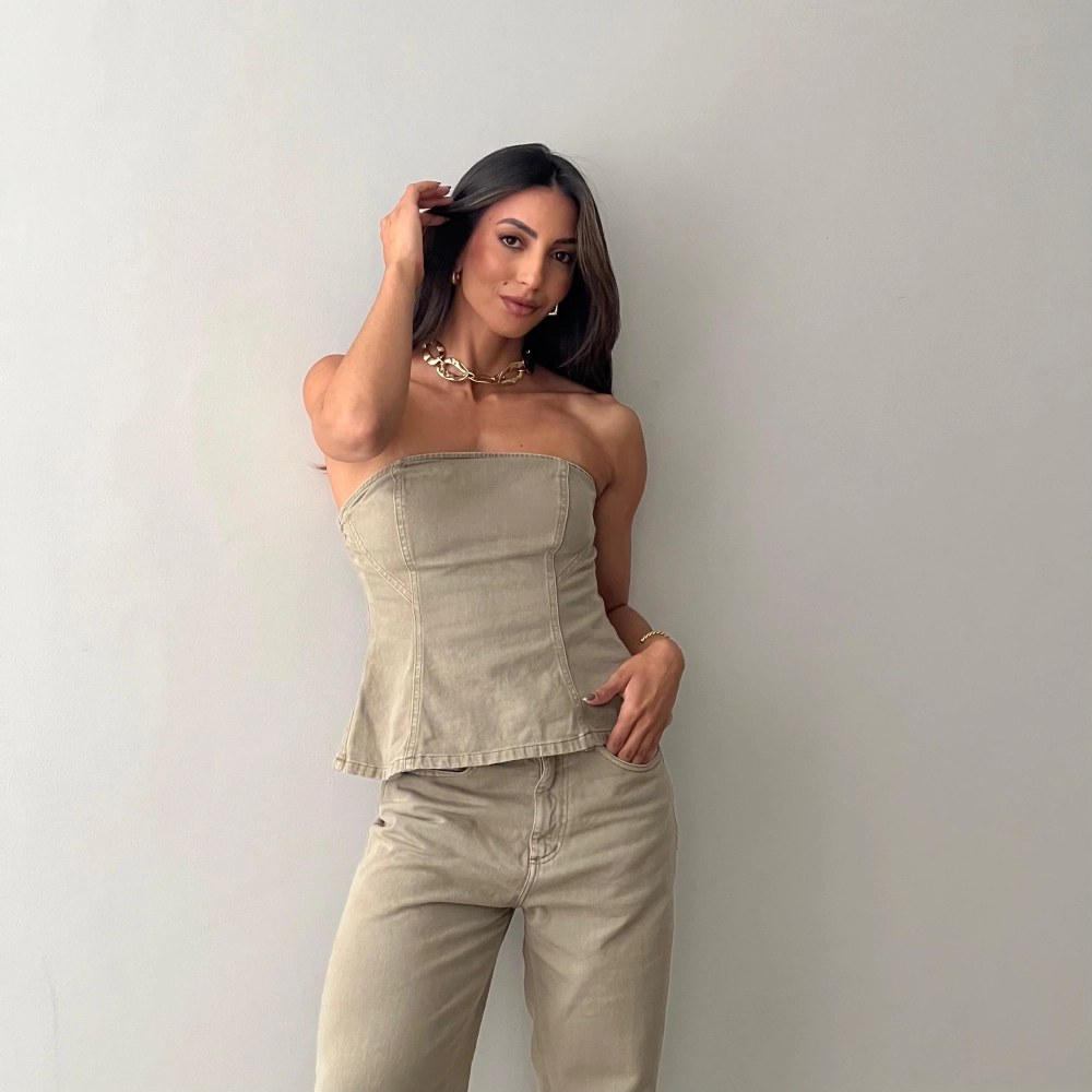 Blusa Mavie - Verde Oliva