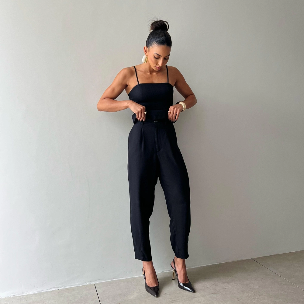 Calça Alfaiataria Gabriela - Preto
