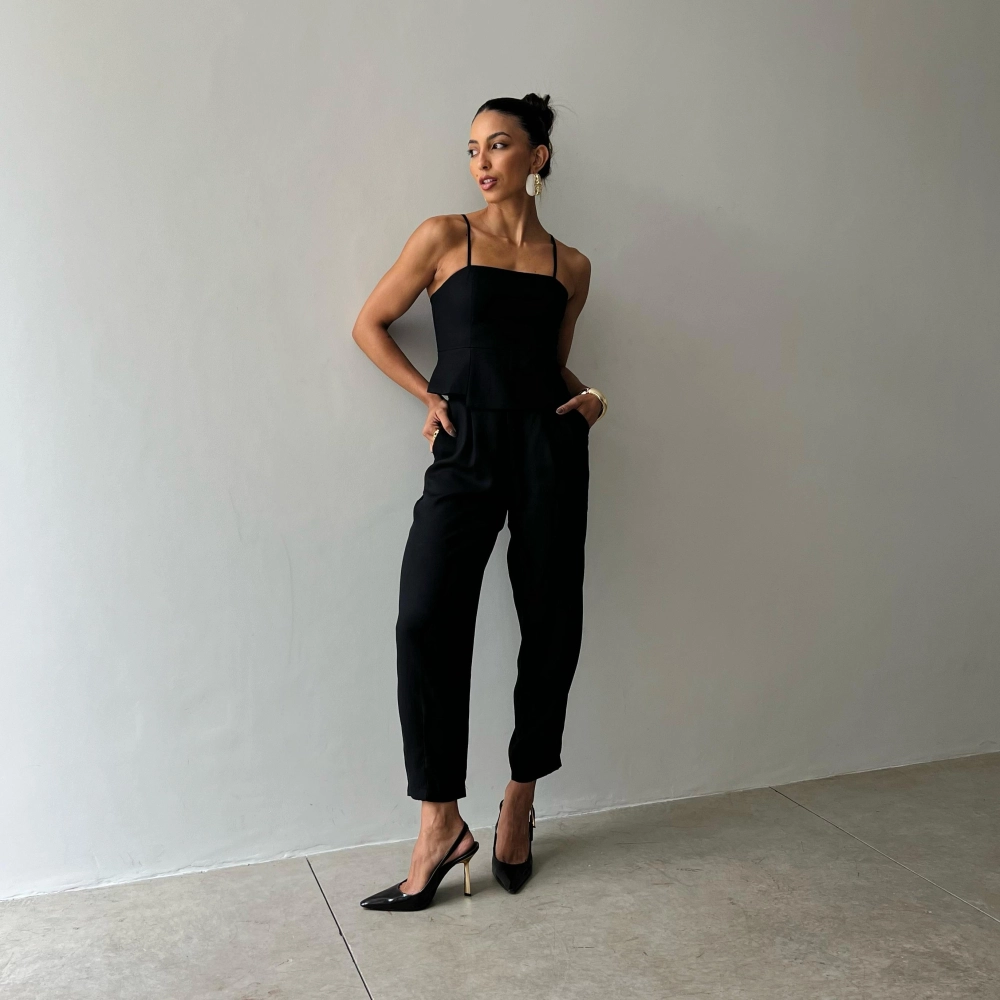Calça Alfaiataria Gabriela - Preto