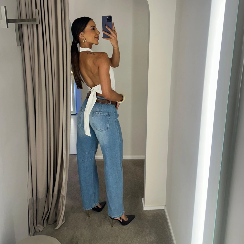 Calça Barrel Laura - Jeans