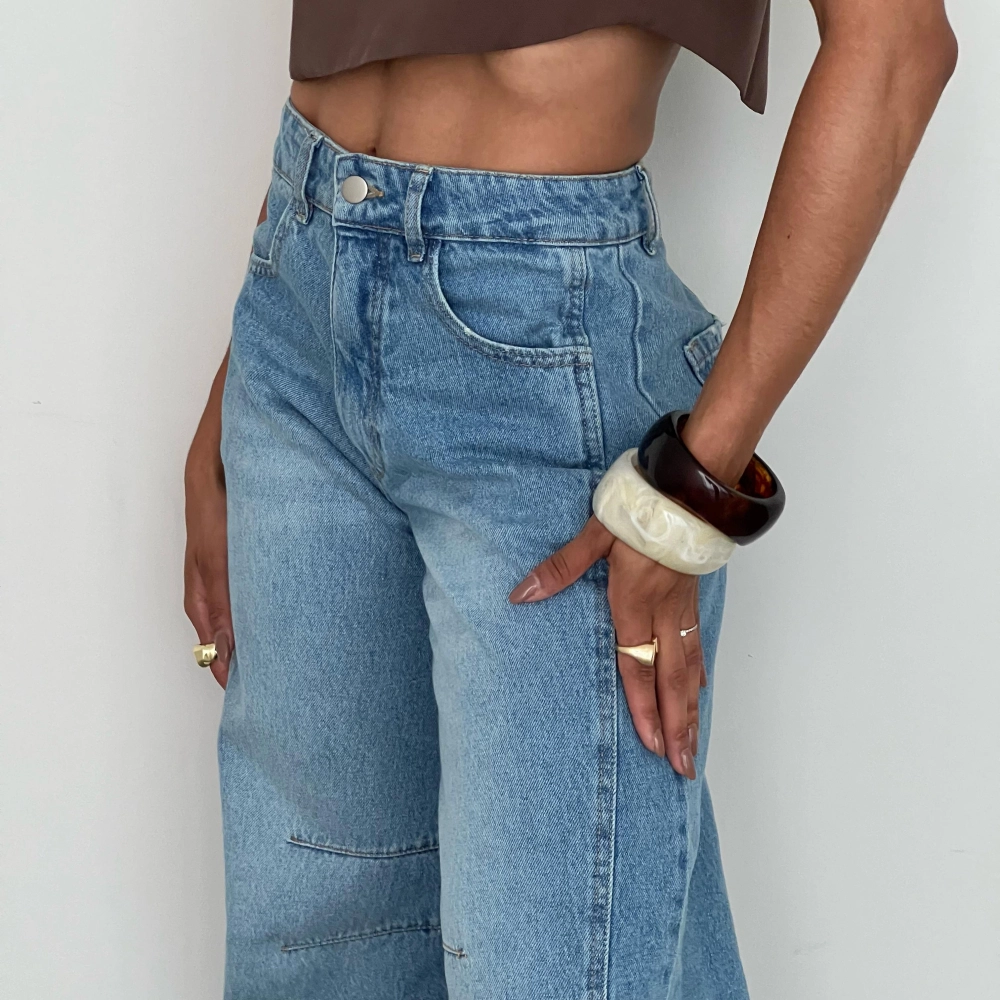 Calça Barrel Laura - Jeans