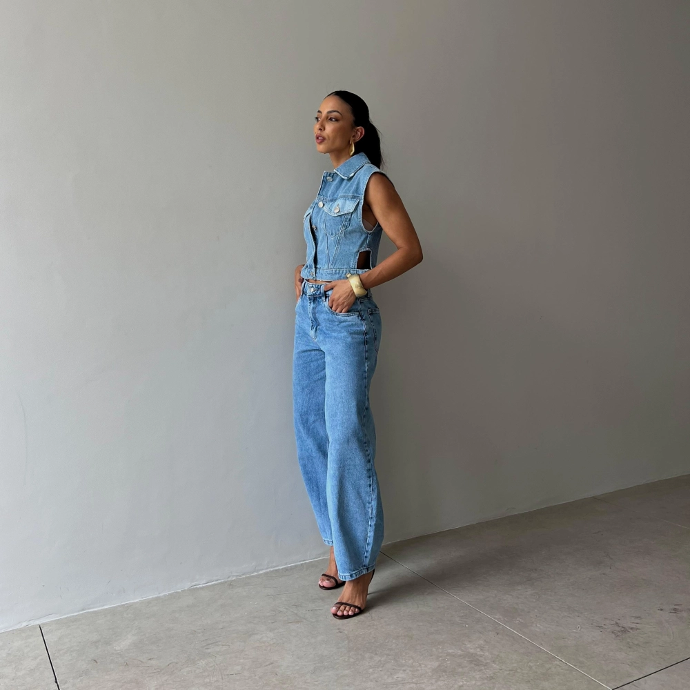 Colete Adriana - Jeans