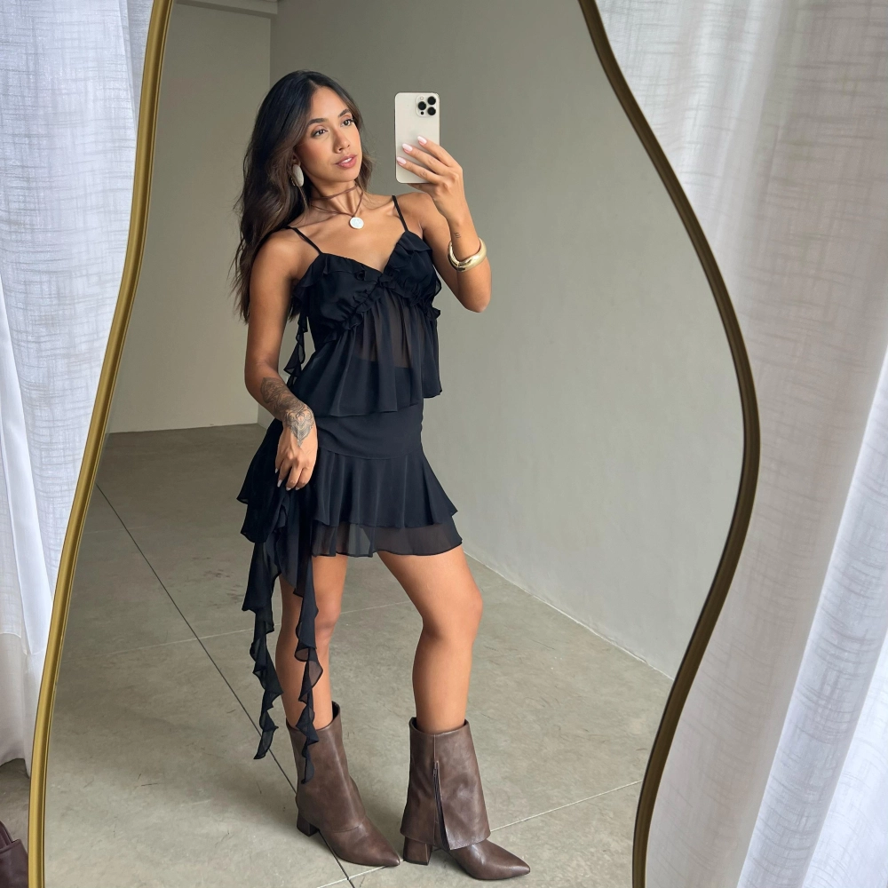 Conjunto Anny - Preto