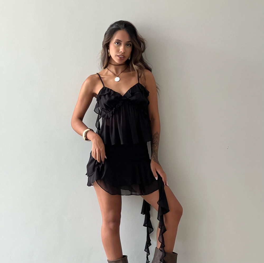 Conjunto Anny - Preto
