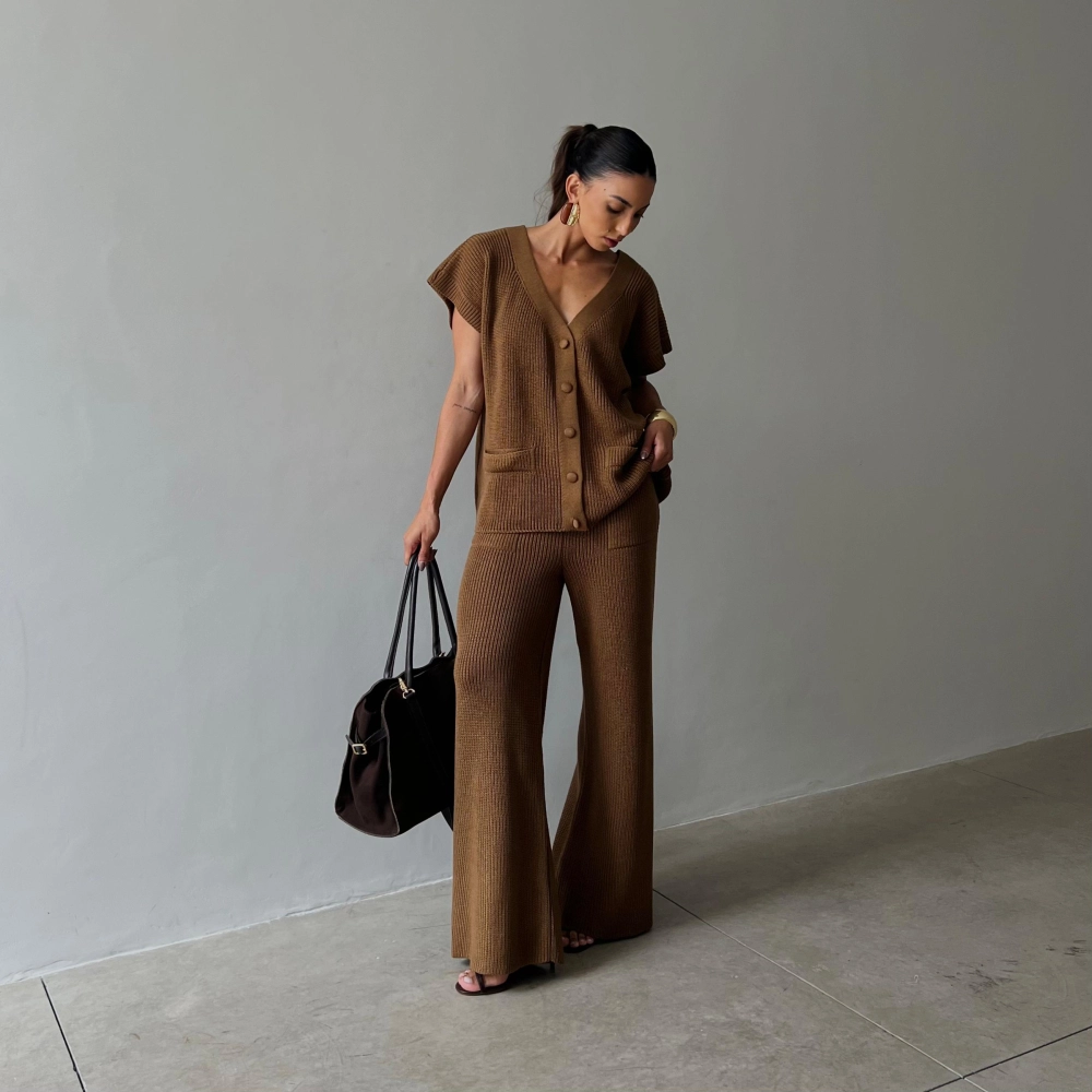 Conjunto Helen - Marrom