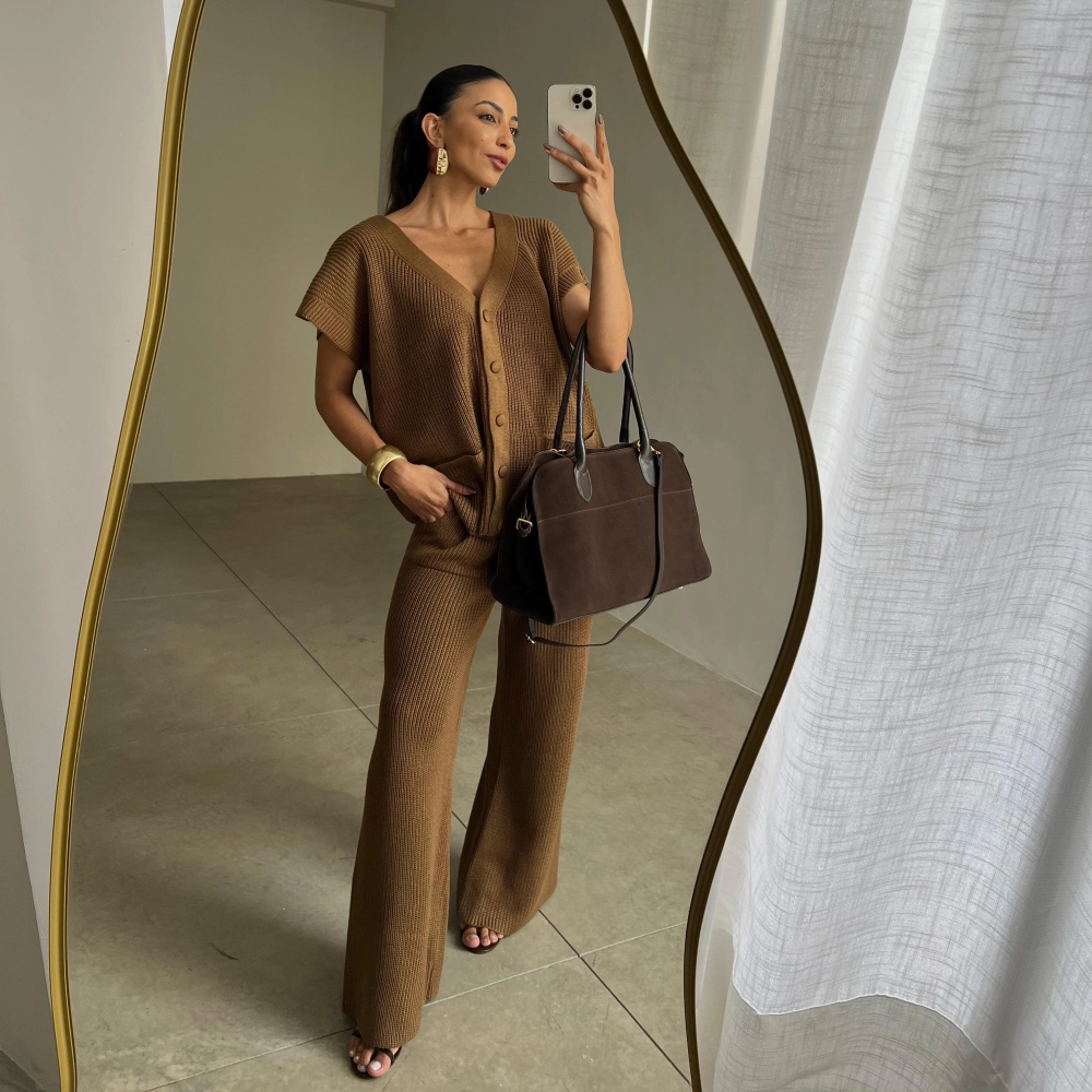 Conjunto Helen - Marrom