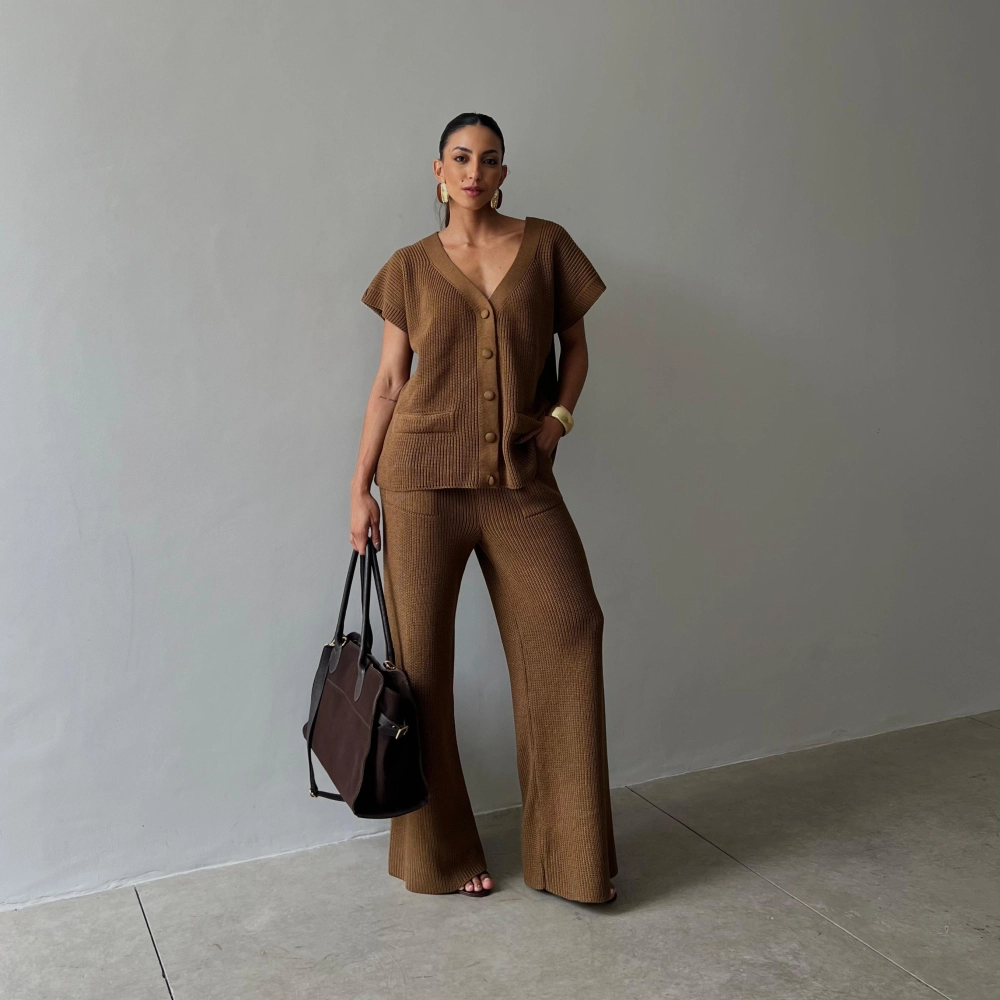 Conjunto Helen - Marrom
