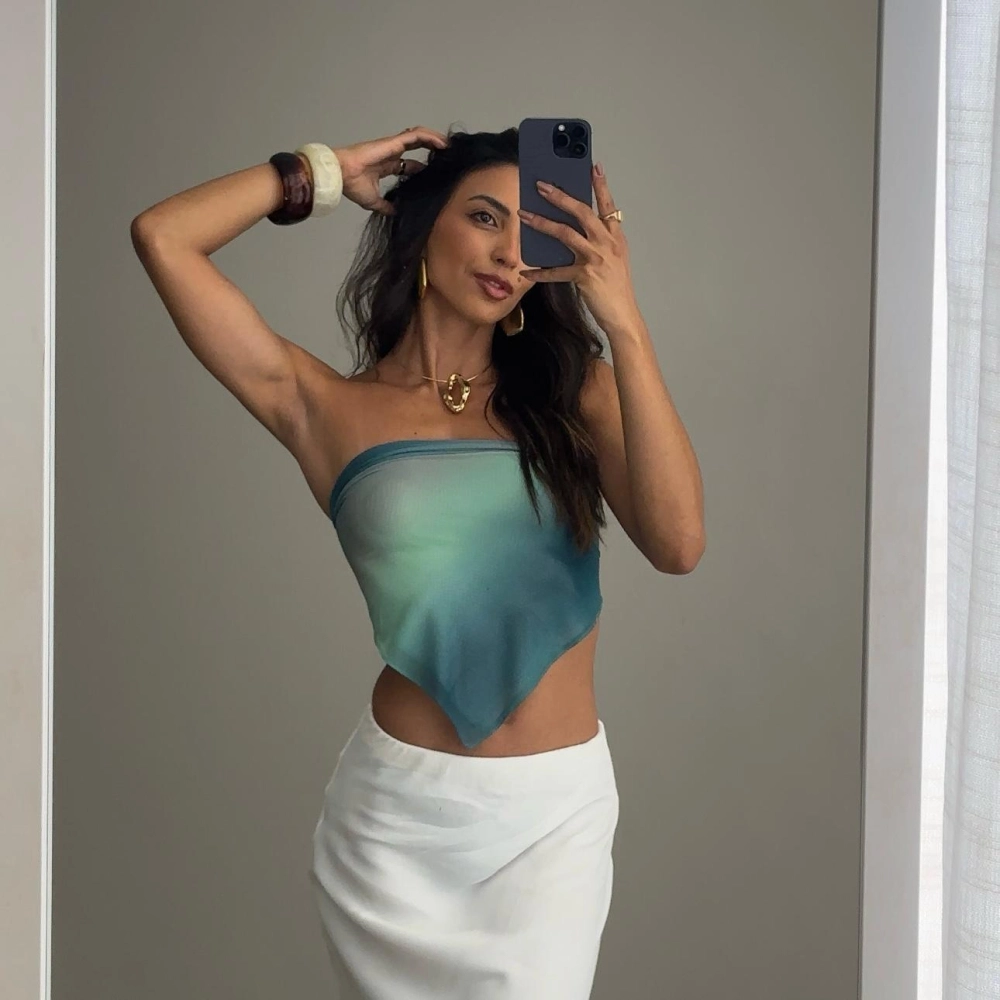 Lenço Maré - Azul