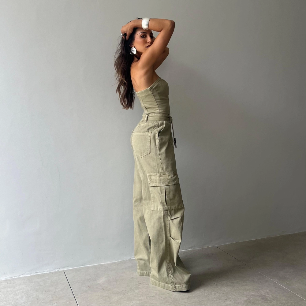 Macacão Antonella - Verde Oliva 