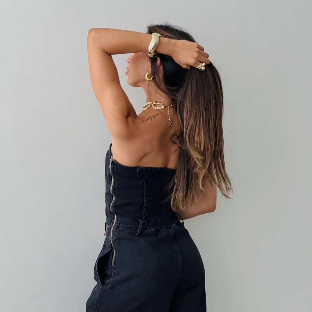 Macacão Eduarda - Preto