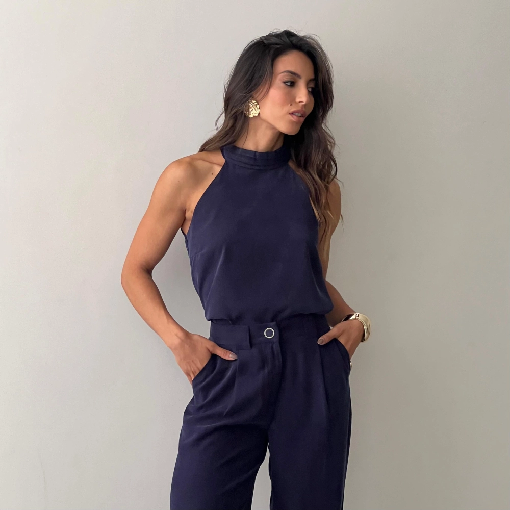 Regata Vanessa - Azul Marinho