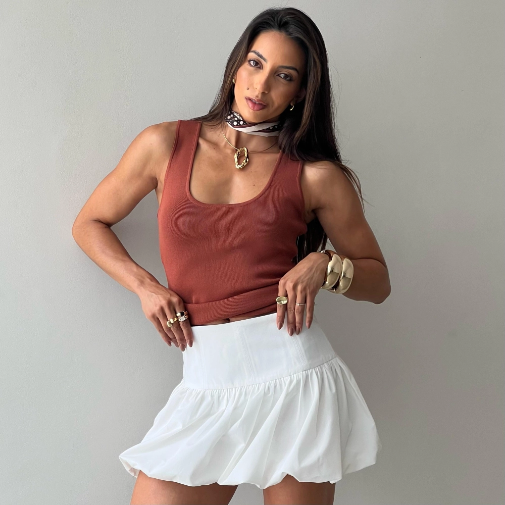 Saia Jade - Branco