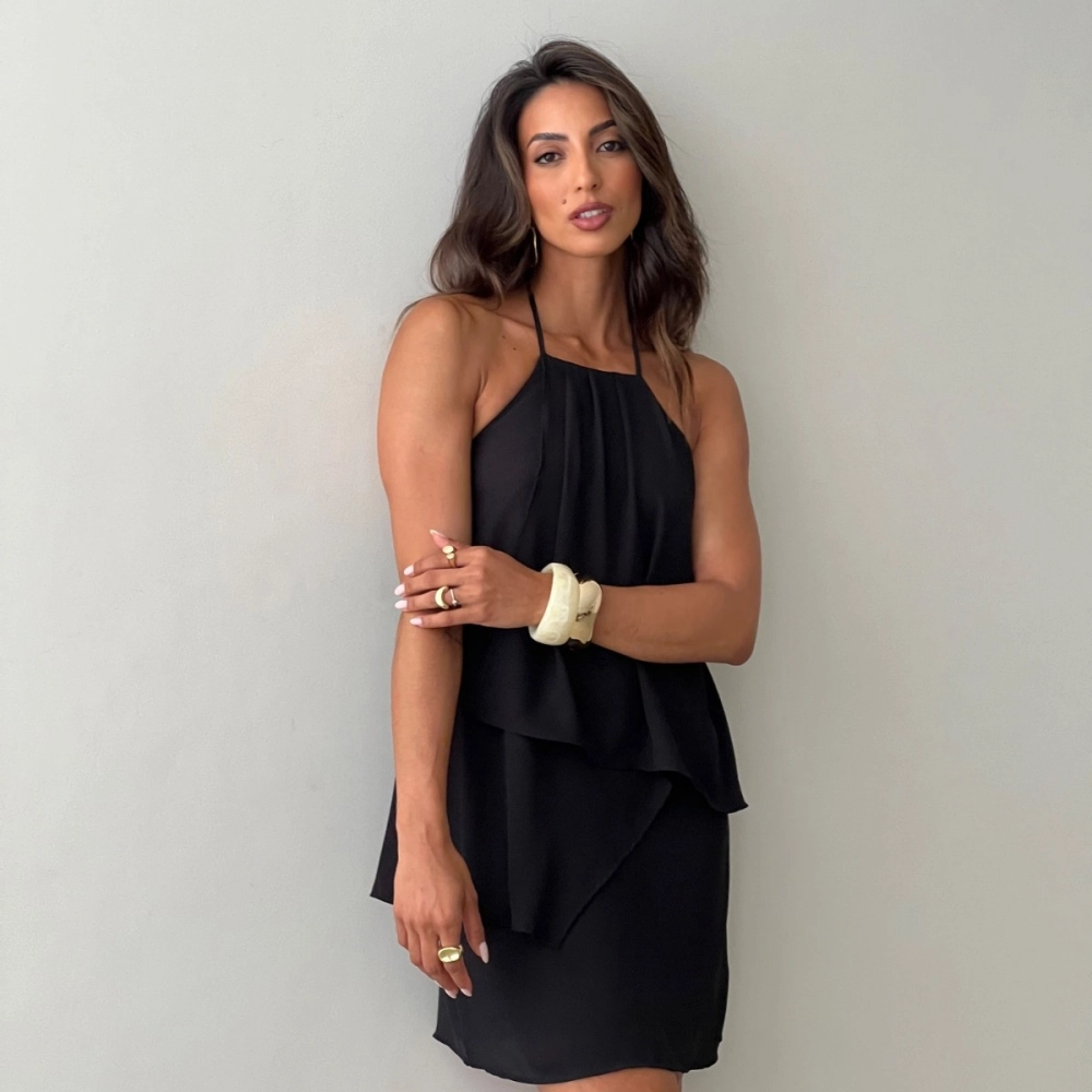 Vestido Gaia - Preto