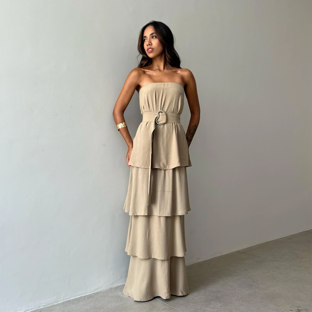 Vestido Gisele - Verde Oliva