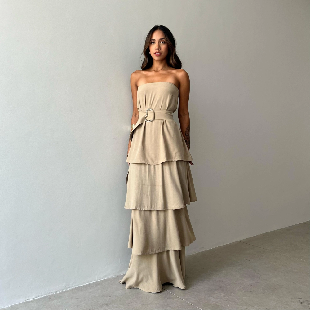 Vestido Gisele - Verde Oliva