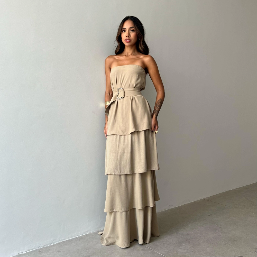 Vestido Gisele - Verde Oliva