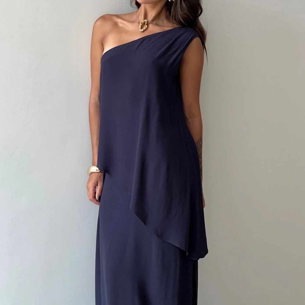 Vestido Mayra - Azul Marinho