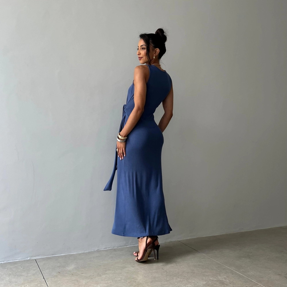 Vestido Nicolle - Azul