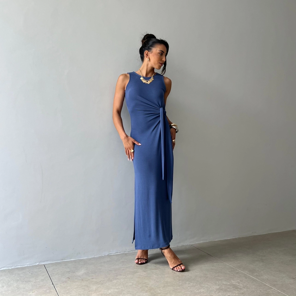 Vestido Nicolle - Azul