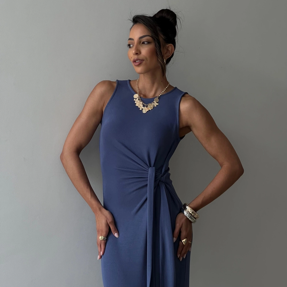 Vestido Nicolle - Azul