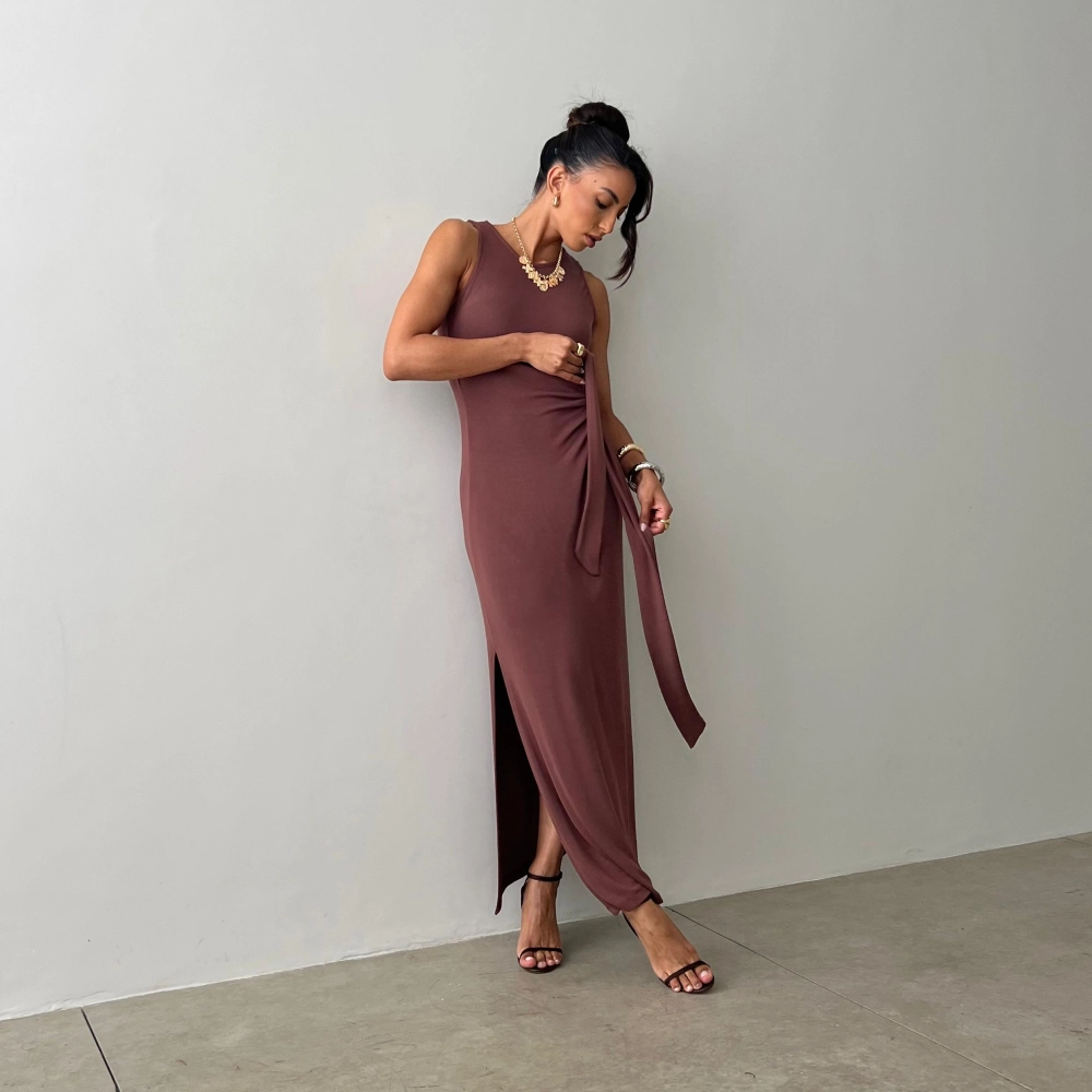 Vestido Nicolle - Marrom