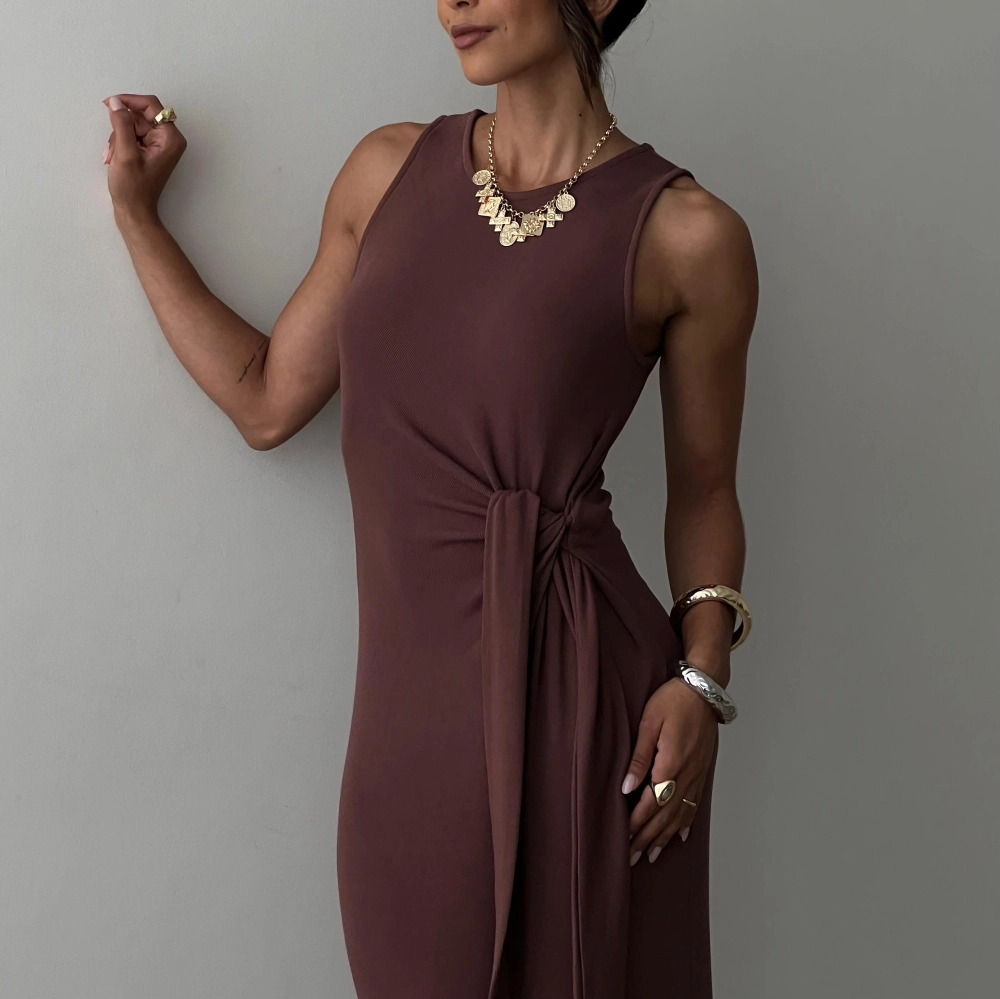 Vestido Nicolle - Marrom