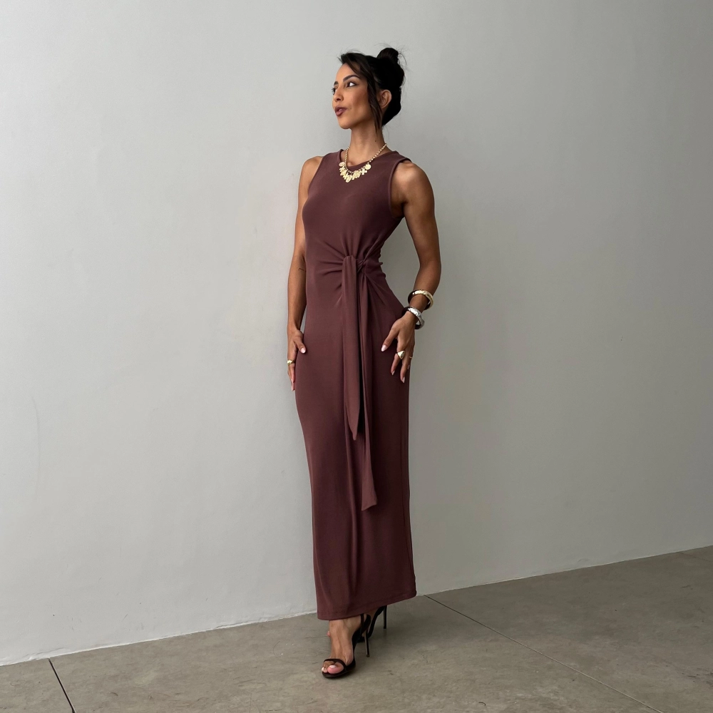 Vestido Nicolle - Marrom
