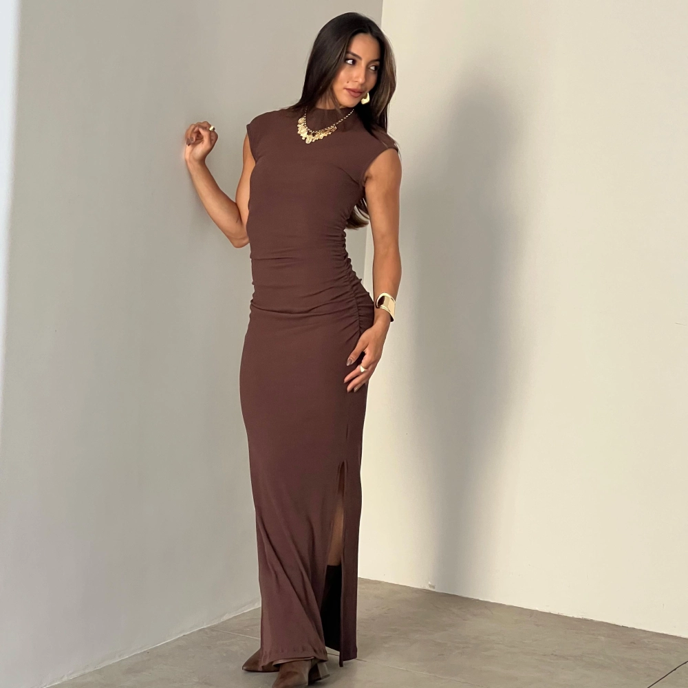 Vestido Sophia - Marrom