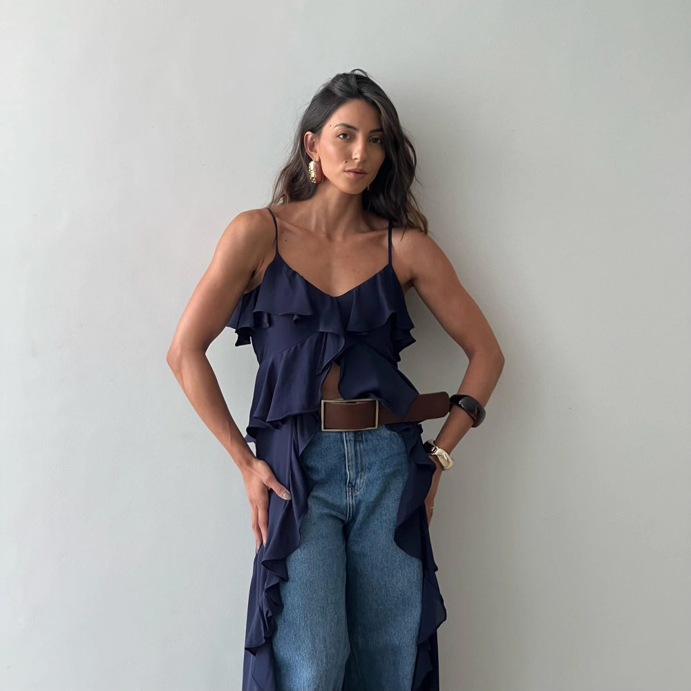 Bata Rebecca - Azul Marinho
