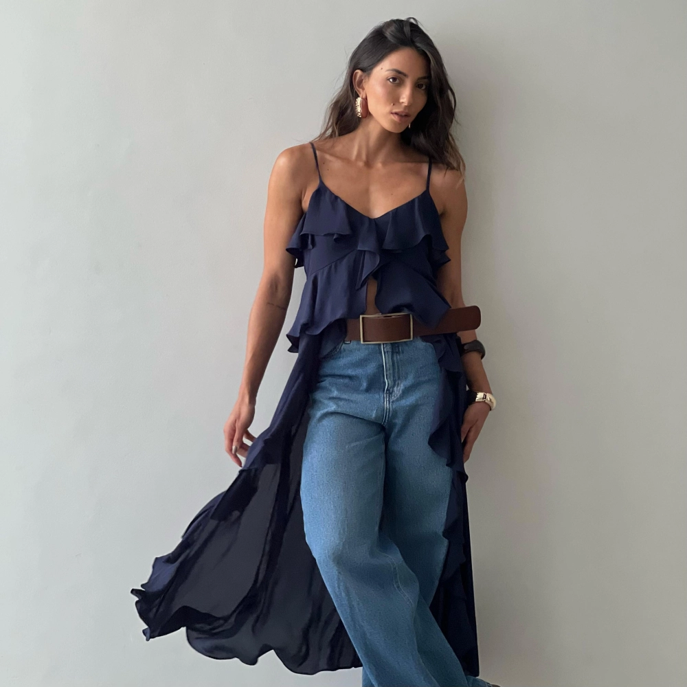 Bata Rebecca - Azul Marinho