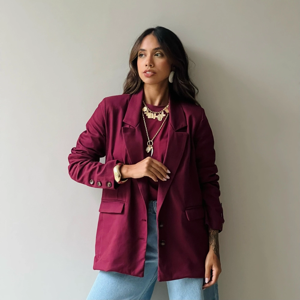Blazer Amanda - Vinho