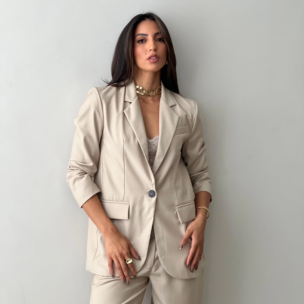 Blazer Yasmin - Bege