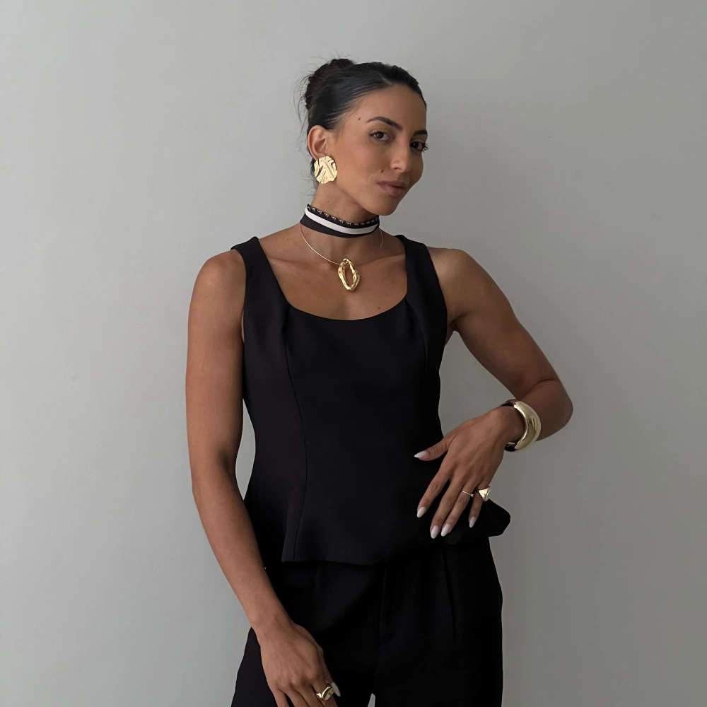 Blusa Catarina - Preto