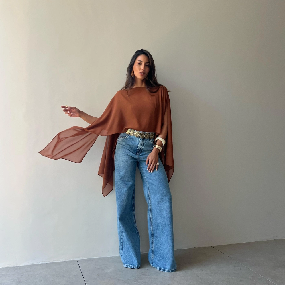 Blusa Elis - Caramelo