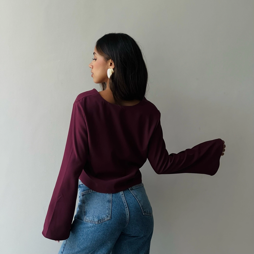 Blusa Emily - Vinho