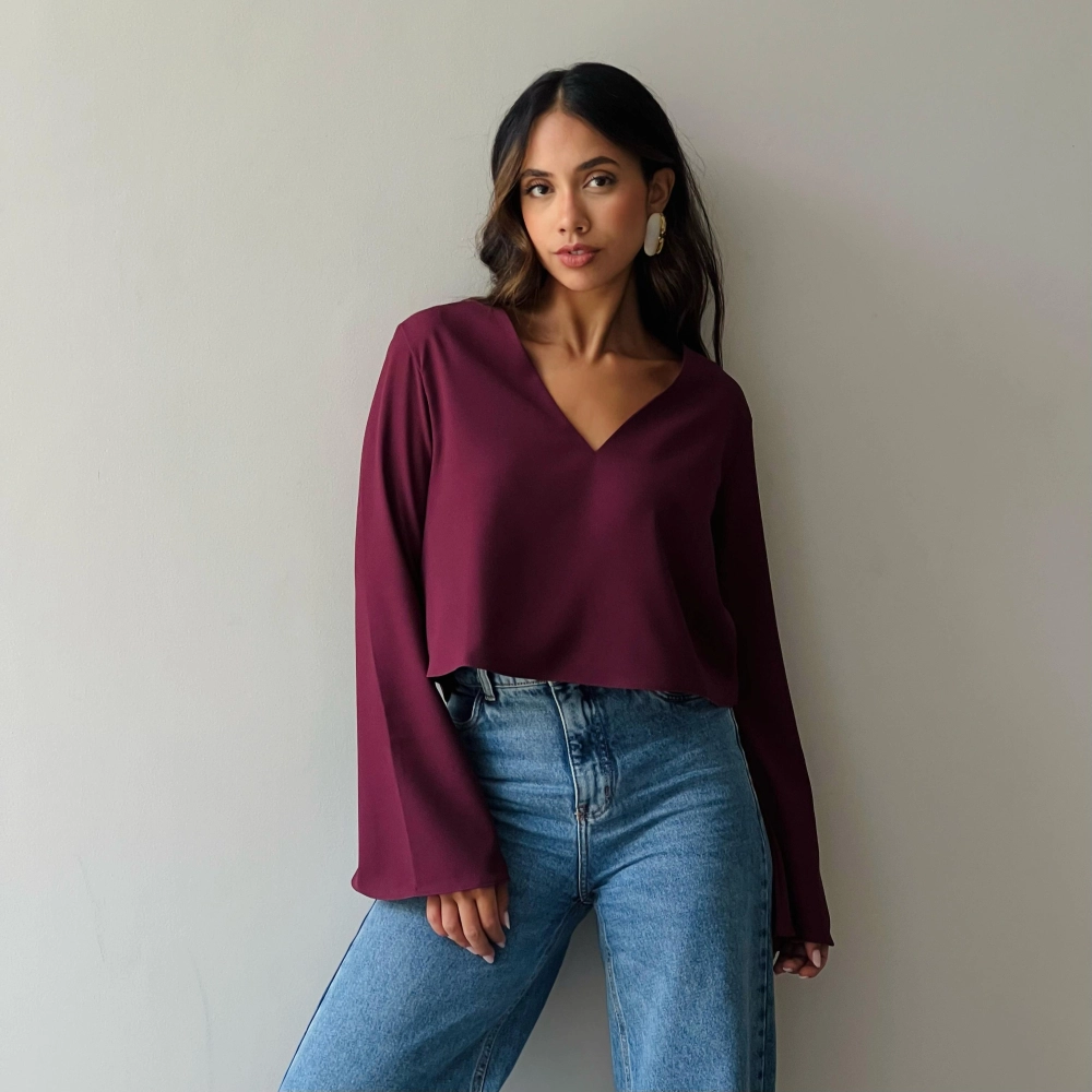 Blusa Emily - Vinho