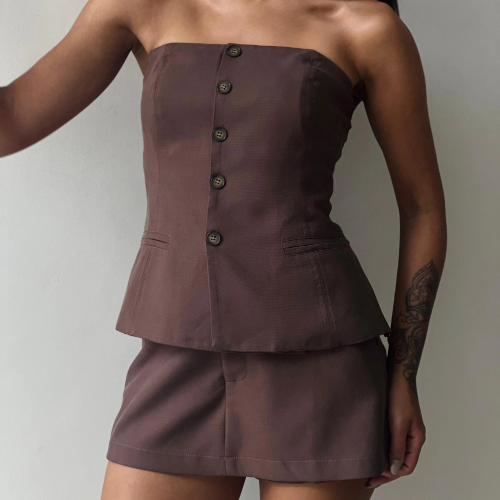 Blusa Hellena -  Marrom