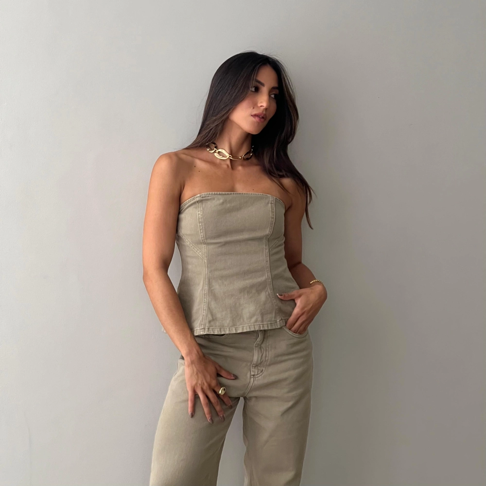 Blusa Mavie - Verde Oliva