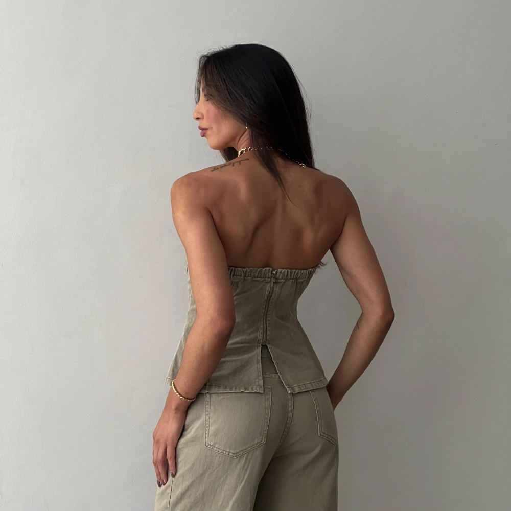 Blusa Mavie - Verde Oliva