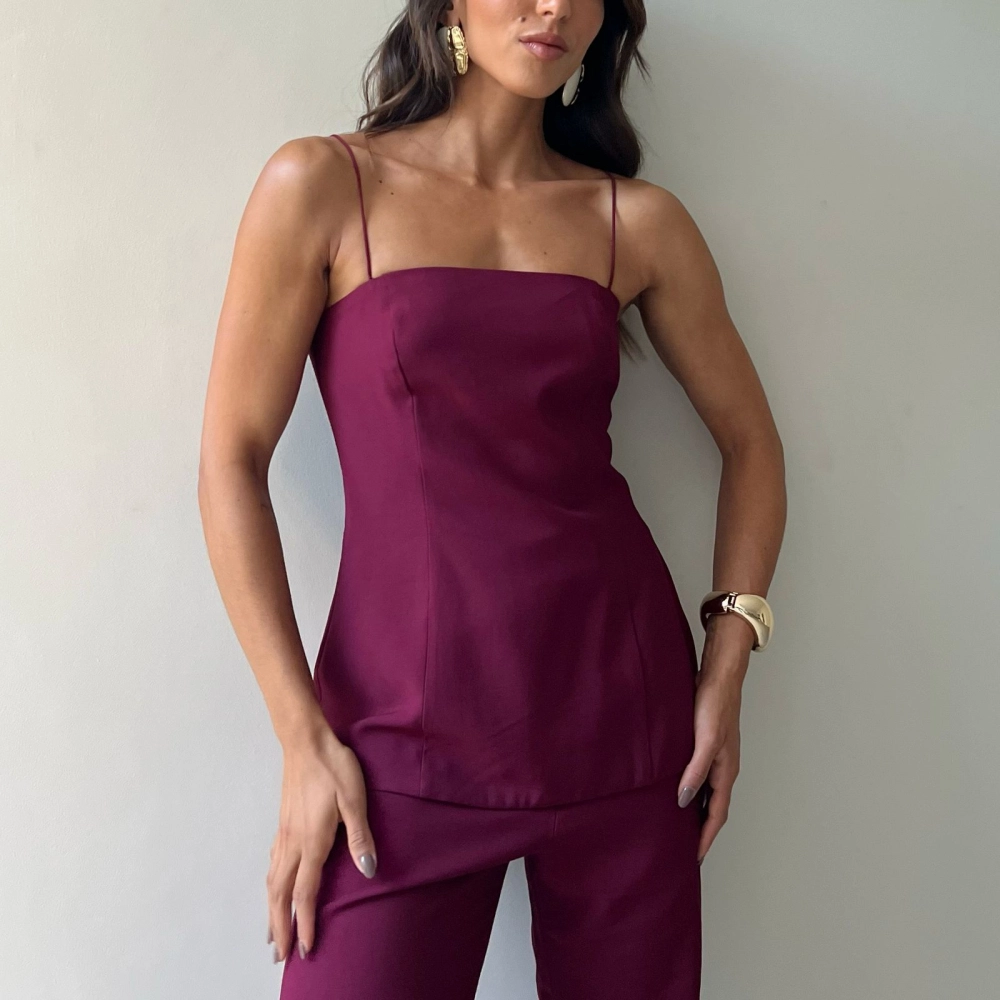 Blusa Tayná - Vinho