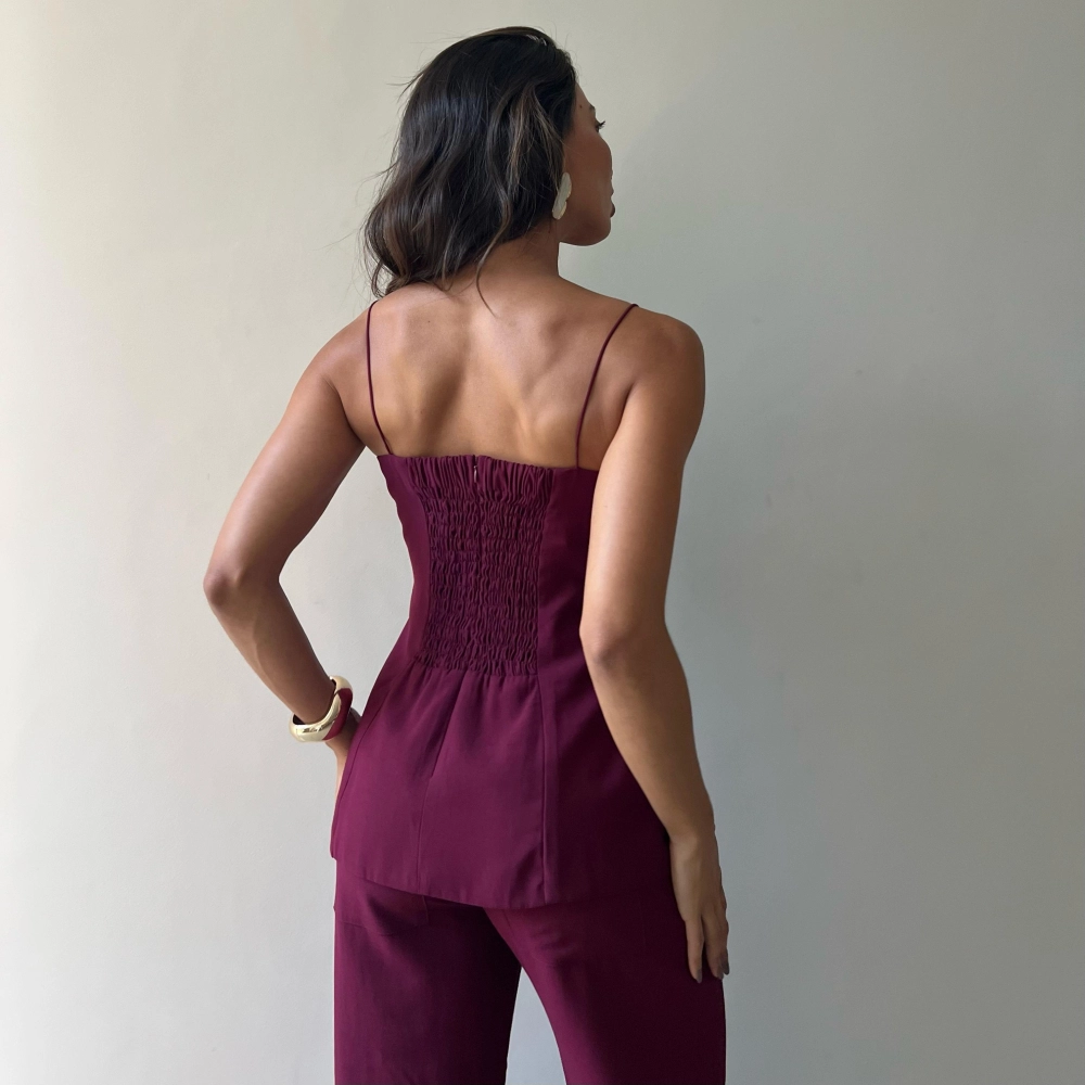Blusa Tayná - Vinho